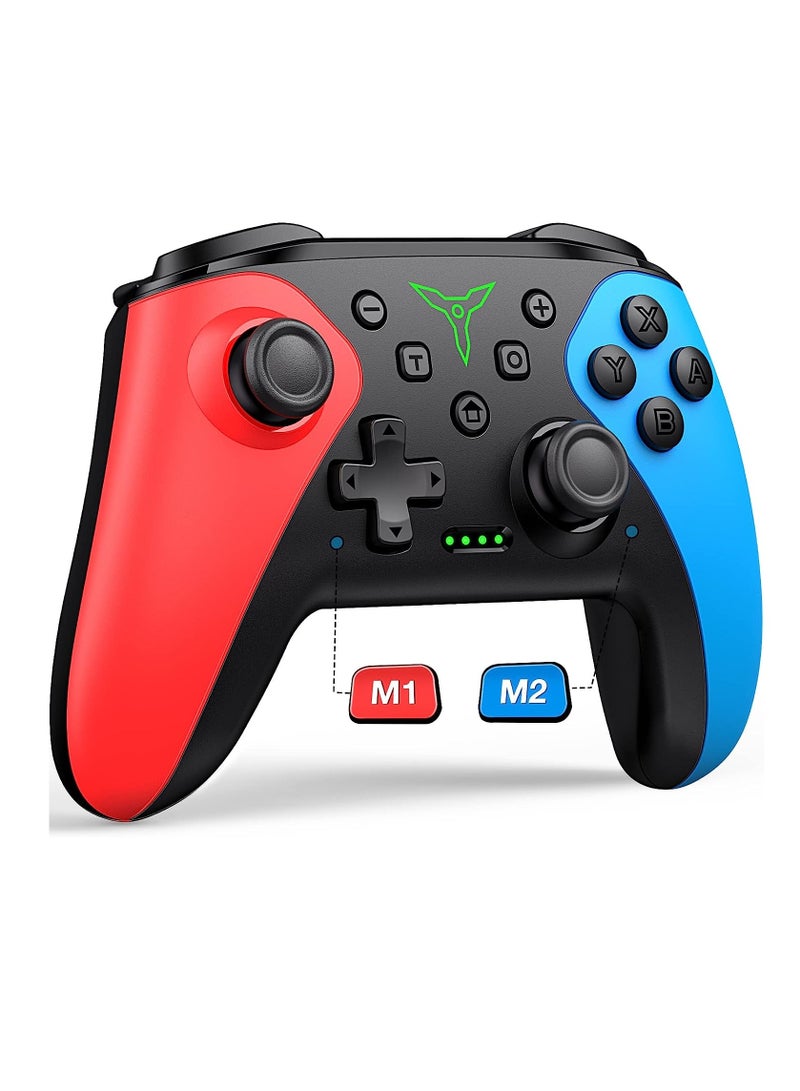 Wireless Switch Controller for Nintendo Switch/Lite/OLED Controller, Switch Controller with a Mouse Touch Feeling on Back Buttons Extra Switch Pro Controller with Wake-up - Image 1
