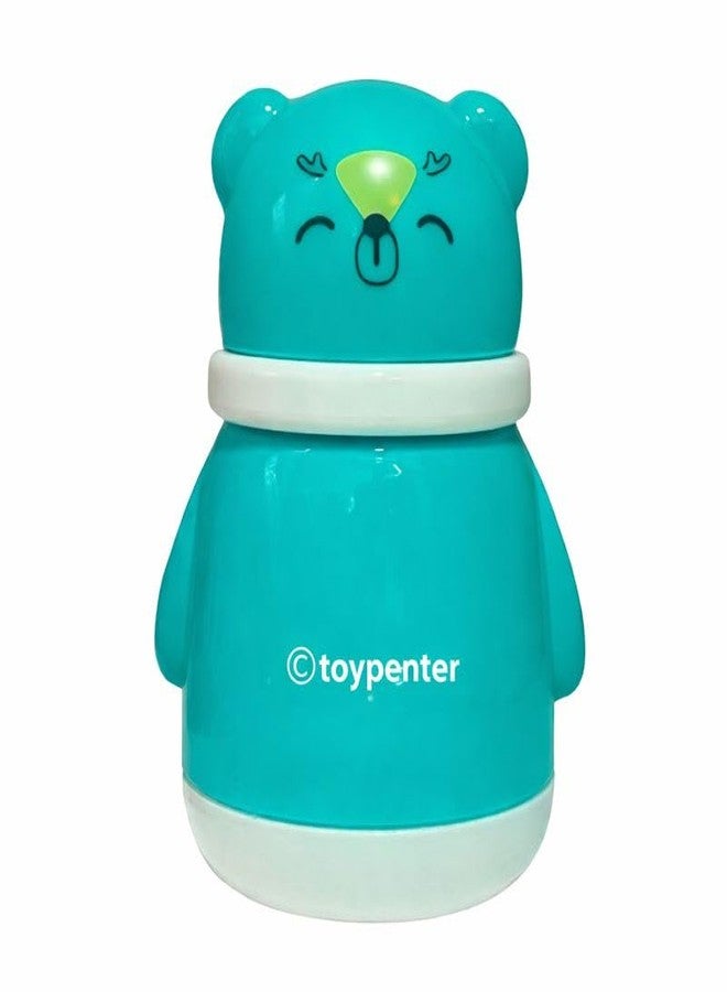 TOYPENTER Portable Baby Skin Care Baby Powder Puff With Box Holder Container For New Born & Kids For Baby Face & Body (Green) - Image 1