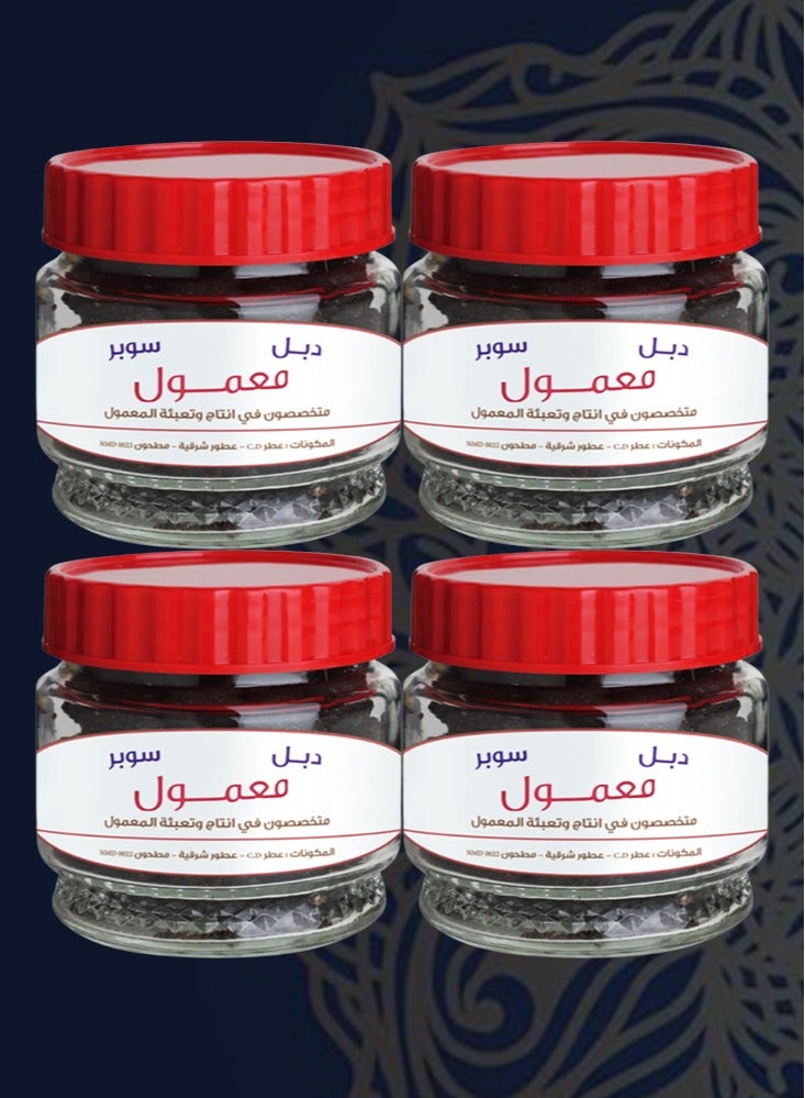 4 قطع معمول بخور دبل سوبر خاص 220 جرام