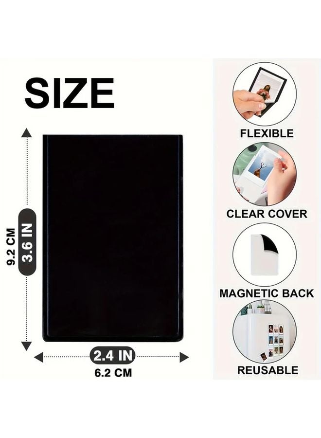 10 Black 10 White Magnetic Photo Frames For Fujifilm Mini 12 11 9 8 EVO Cameras 3 Inch Film Paper With Fridge Stickers - Image 4