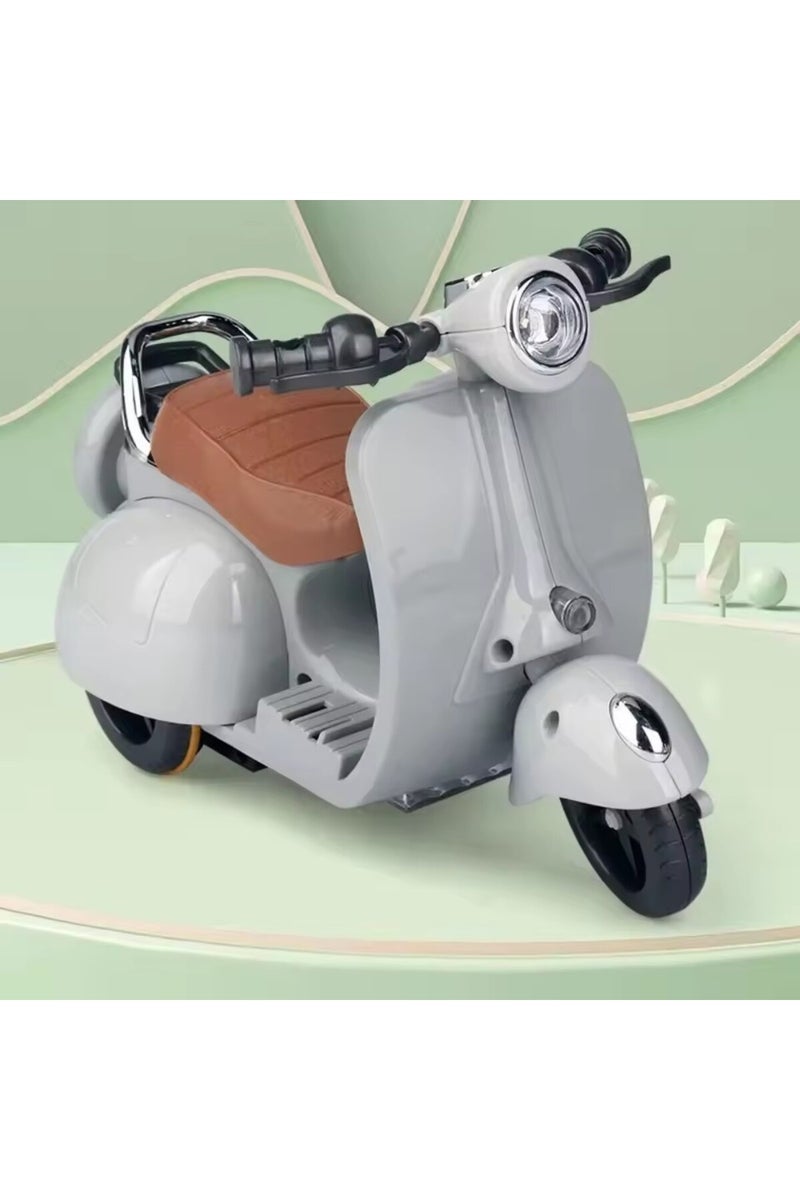 لعبة دراجة نارية كهربائية صغيرة لطيفة للأطفال، محرك لعبة لابوبو للدمى (بدون دمية) ملحق.