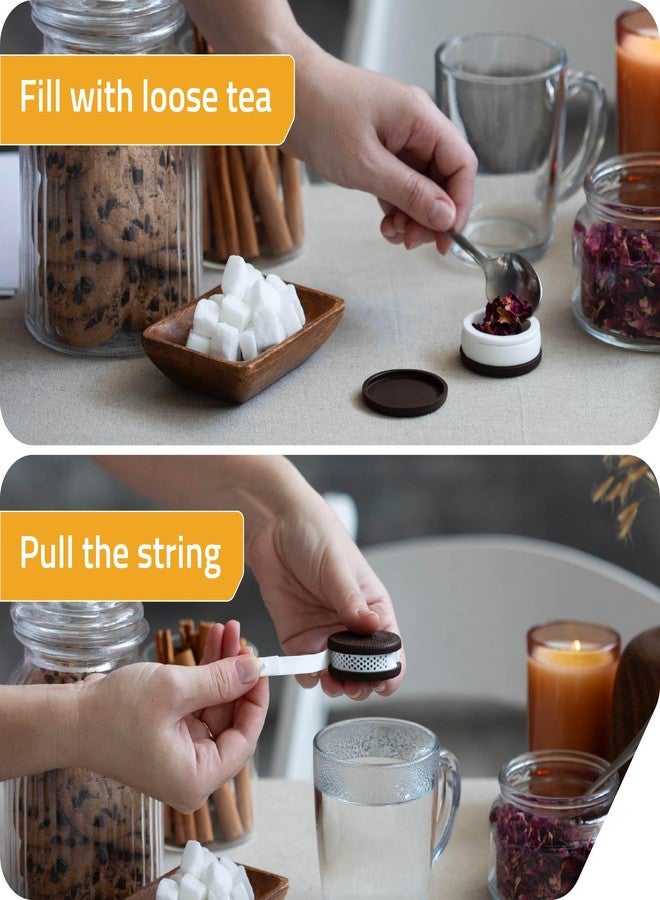 Peleg Design CookieTea - Cute Tea Infuser and Tea Leaf Infuser in Cookie Shape - Reusable, Durable, Easy to Clean Tea Accessories - Image 2
