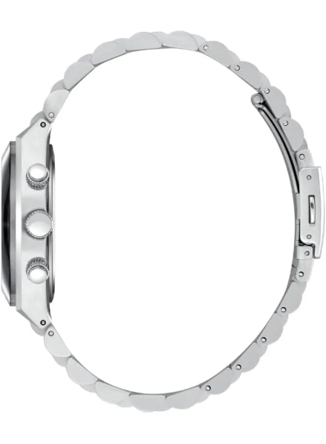 Slazenger Slazenger Men's Watch, Multi Function Display and Metal Strap - SL.9.2484.2.01, Silver