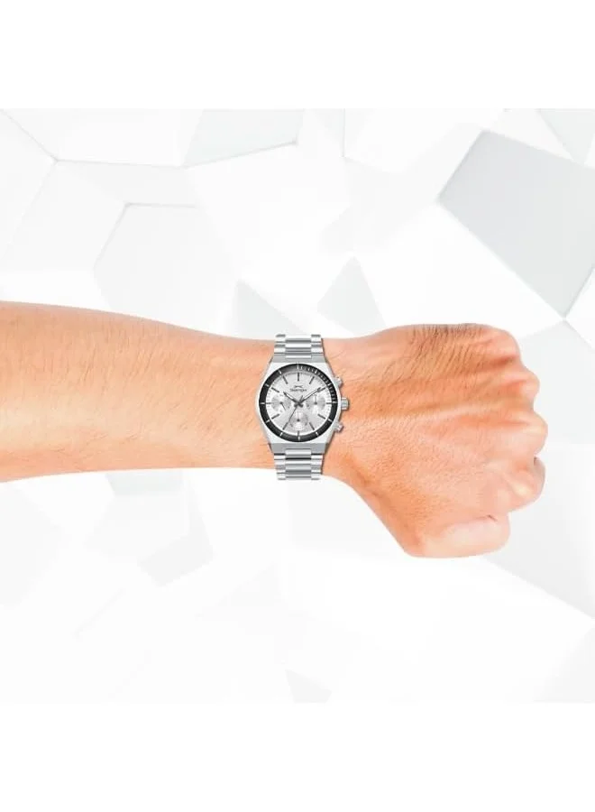 Slazenger Slazenger Men's Watch, Multi Function Display and Metal Strap - SL.9.2484.2.01, Silver