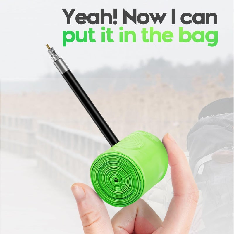 CYCLAMI 2-Pack 700C Bike Inner Tube Ultralight 30g TPU Road Bicycle Tire 28'' 700 x 18 23 25 28 30 32C Presta Valve Length FV 2.56''/65mm for Adult (4 Bike Tube Patch Repair Kit ï¼† 2 Tire Levers) - Image 4