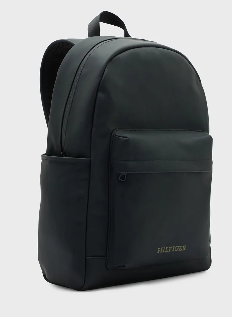 TOMMY HILFIGER Monotype Rain Pu Dome Backpack