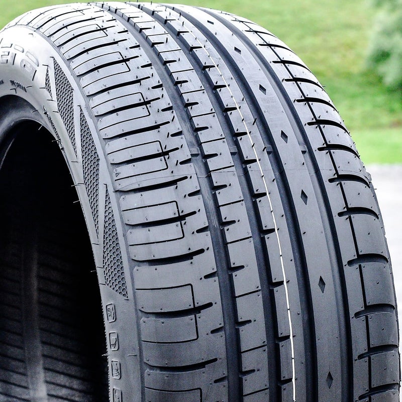 Accelera Phi-R All-Season Passenger Car High Performance Radial Tire-235/45R17 235/45ZR17 235/45/17 235/45-17 97W Load Range XL 4-Ply BSW Black Side Wall UTQG 400AA - Image 2