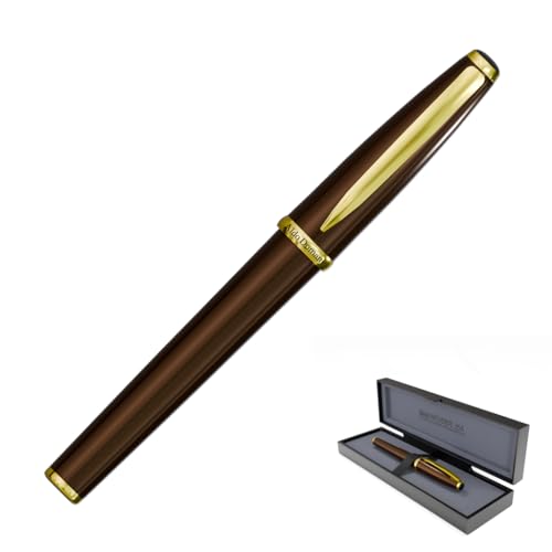 Monteverde USA Aldo Domani Rollerball Pen - Brown, Smooth Writing, Elegant Italian Design - Image 1