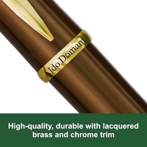 Monteverde USA Aldo Domani Rollerball Pen - Brown, Smooth Writing, Elegant Italian Design - Image 2