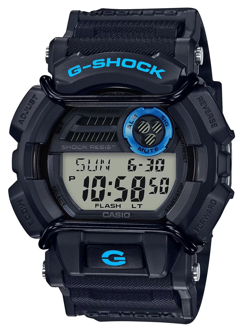 G-SHOCK Digital Black Resin Band Men's Watch GD-400-1B2