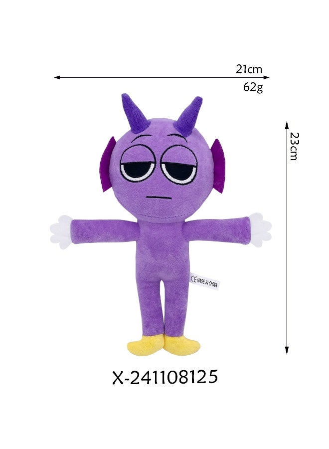 NIBEMINENT Sprunki Game Plush, Sprunki Toys Plush,Soft Stuffed Animal Pillow Doll Birthday Gifts for Adult Kids - Image 2