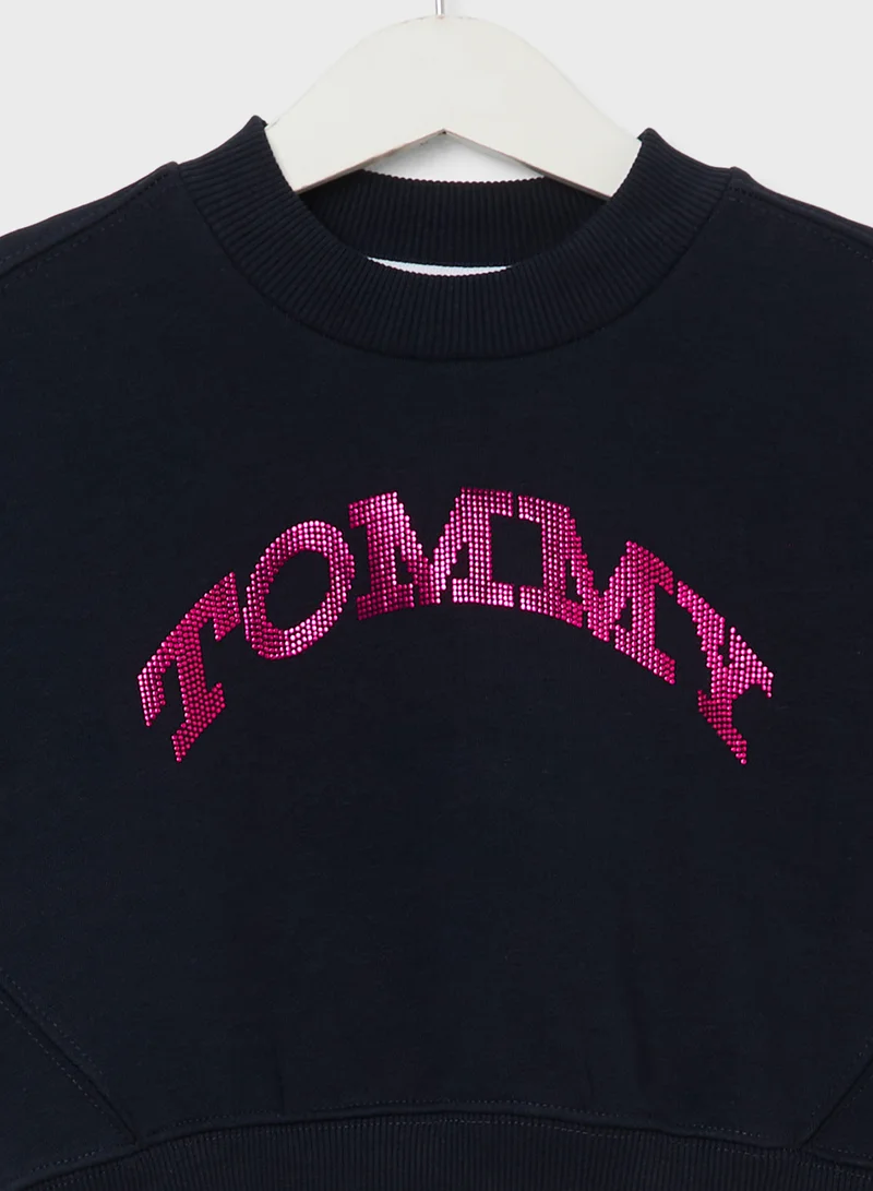 TOMMY HILFIGER TOMMY DOT FOIL CN SWEATSHIRT