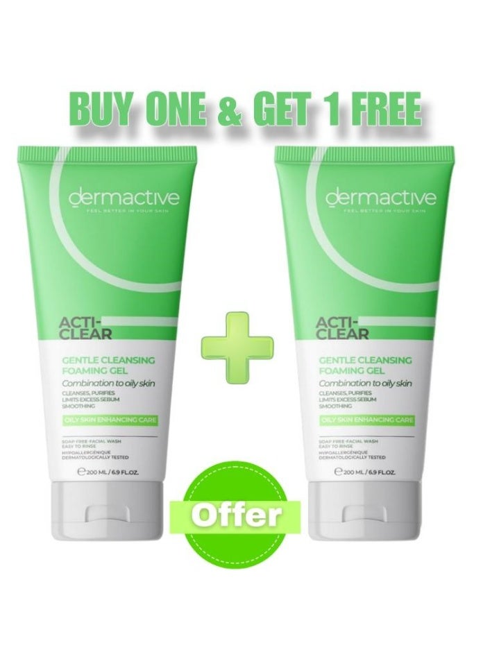 Dermactive Acti Clear Gentle Cleansing 1+1