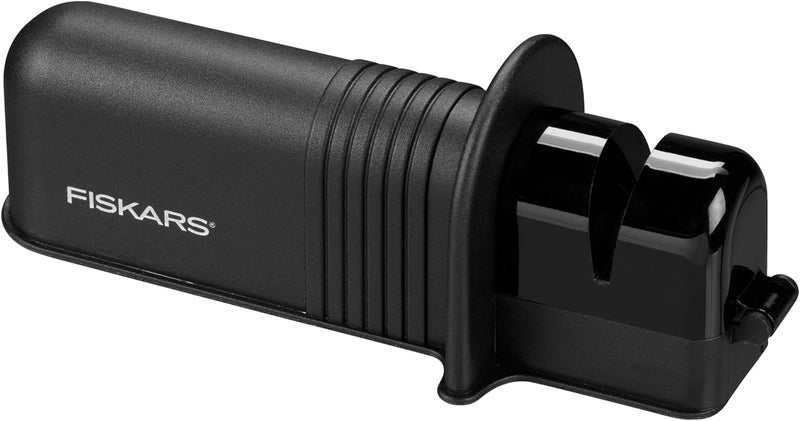 Fiskars Axe and Knife Blade Sharpener  Outdoor and Backyard Tools  Black - Image 1