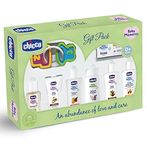 Chicco Baby Moments Delight Set Green, Gift Set for Babies, 0m+ - Image 1
