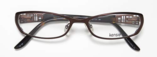 KENSIE Eyeglasses PRETTY Matte Brown - Image 2