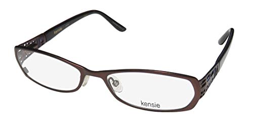 KENSIE Eyeglasses PRETTY Matte Brown - Image 1