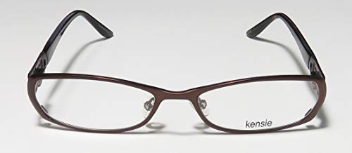 KENSIE Eyeglasses PRETTY Matte Brown - Image 3