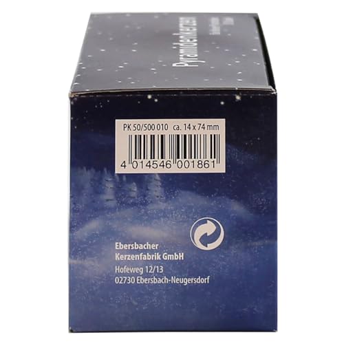 Jeka Pyramidenkerzan 14mm Medium Pyramid Candles, White - Image 3