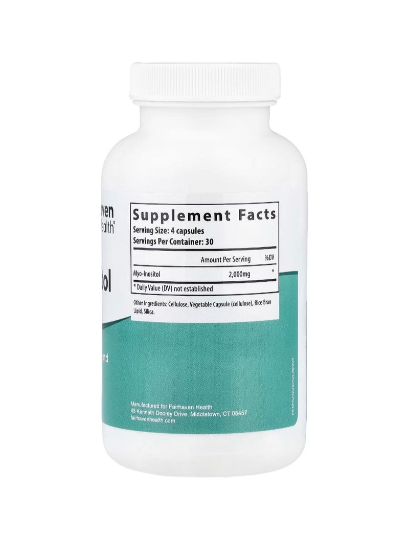 فايرهايفن هيلث ميو-إينوزيتول للنساء والرجال 120 كبسولة - Image 2