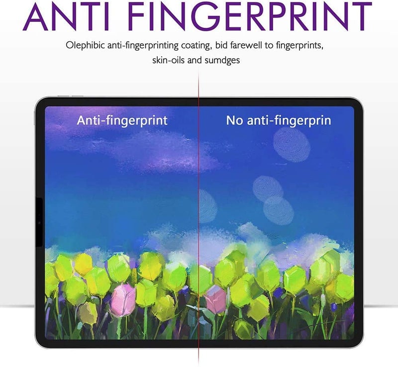 OJOS Screen Protector for iPad Pro 10.5 2019 2017 A1701,A1709 iPad Air 3 Matte PET Paper Texture Film for Drawing Anti Glare, Compatible with Apple Pencil (Clear Matte) - Image 5