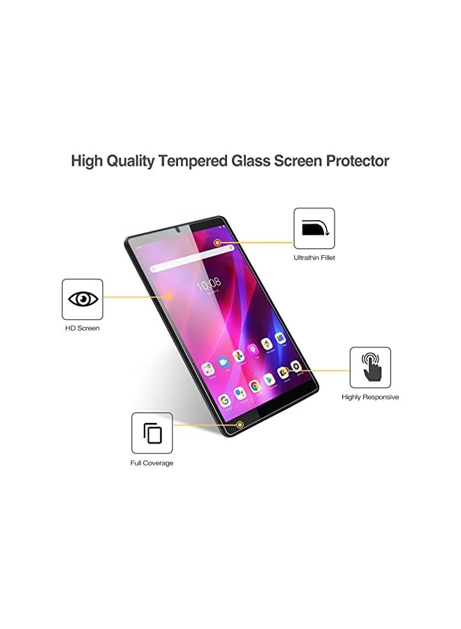 Procases Pack] Procase Screen Protector For Lenovo Tab Tab M8/Smart Tab M8(3Rd Gen)2022 / Tab M8 Hd Lte 2021 / Tab M8 Hd/Smart Tab M8, Tempered Glass Screen Film Guard 8.0 Inch - Image 3