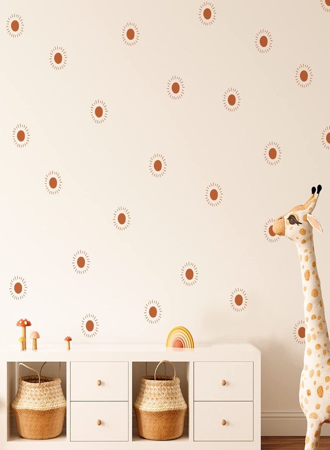 Alwayspon 36Pcs Sun Boho Art Wall Decals, Peel and Stick Wall Stickers for Living Nursery Room Bedroom Wall Decor - Image 1