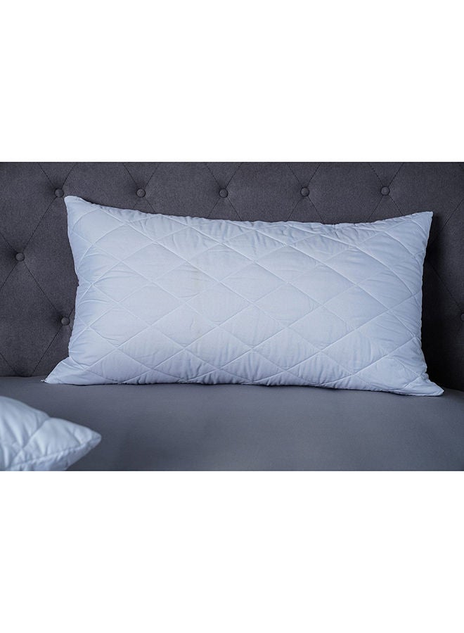 Pan Home Microfibre Waterproof Pillow Protector 50x75cm-White - Image 2