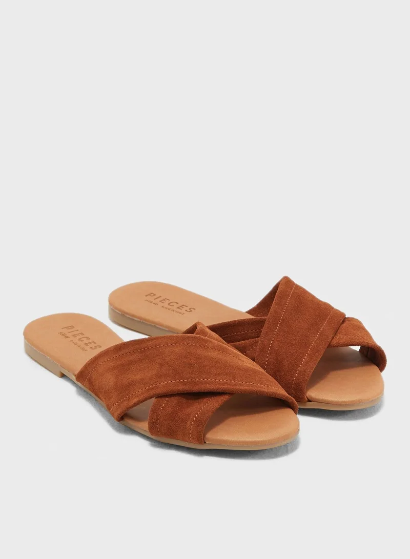 PIECES Marnie Suede Sandal