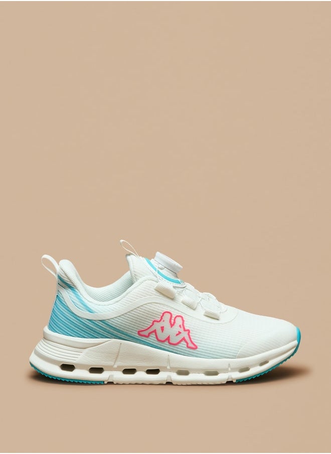 Kappa - Girls' Colourblock Walking Shoes with Hook and Loop Closure - Image 1