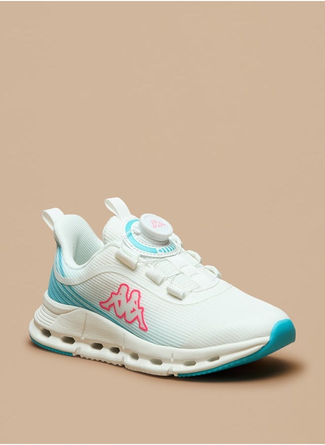 Kappa - Girls' Colourblock Walking Shoes with Hook and Loop Closure - Image 1