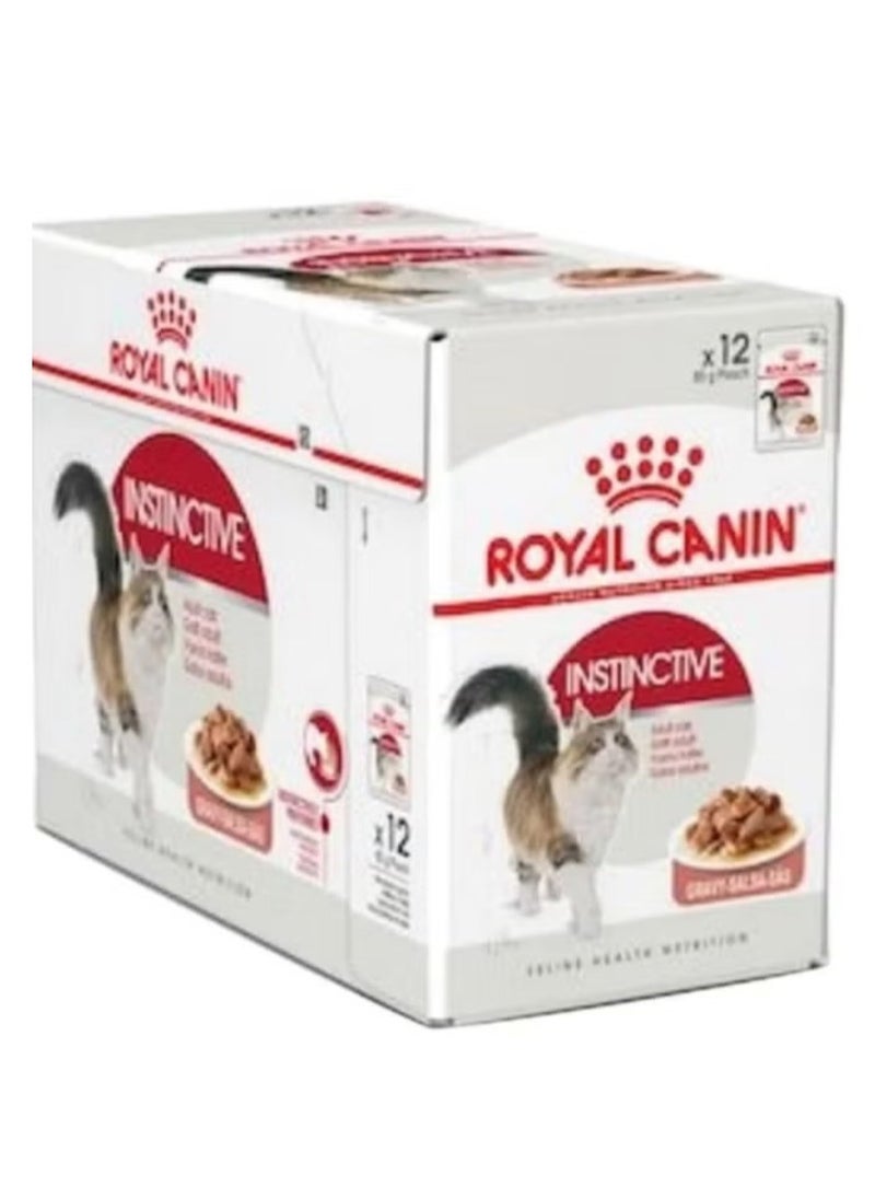 ROYAL CANIN Wet Food Instinctive For Adult Cats (Pouches) 