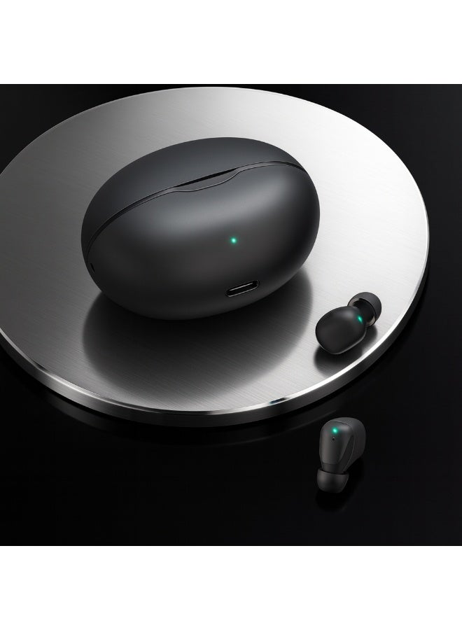 y7  Wireless Bluetooth earphones – 8mm driver – Type-C charging – 5-hour playtime – comfortable and lightweight design – black color - Image 4