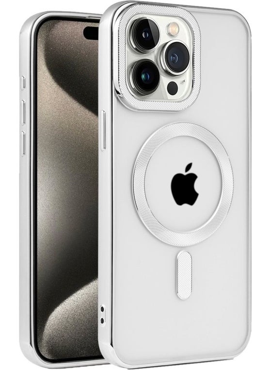 FUJIMAX Apple iPhone 15 Pro Case Durable Kronos Cover with High Camera Frame and Magsafe Charging Feature