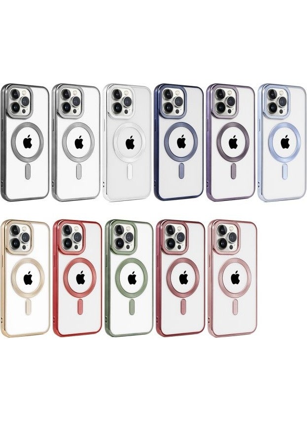 FUJIMAX Apple iPhone 15 Pro Case Durable Kronos Cover with High Camera Frame and Magsafe Charging Feature