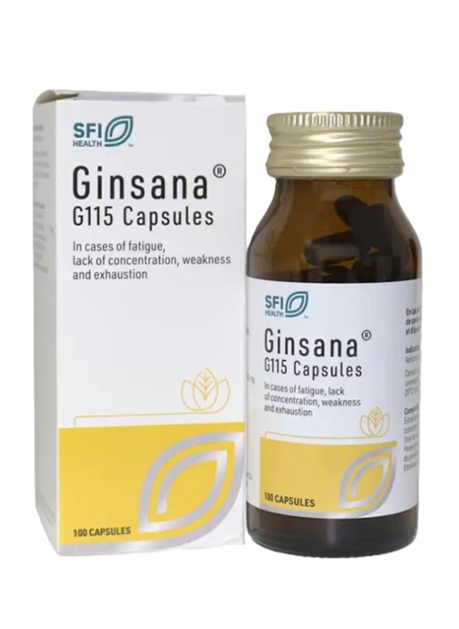 Ginsana G115 Capsules, 100 Capsules 