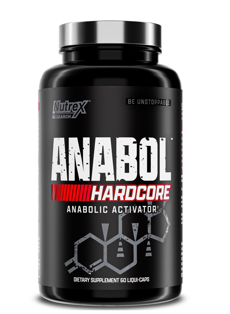 Nutrex Research Anabol Hardcore: Hardcore Results in 60 Caps - Image 1