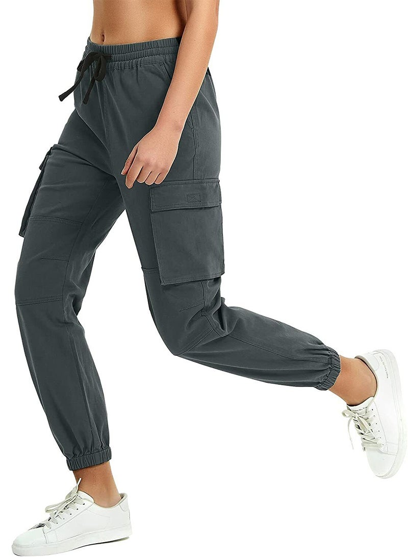Sharpdo Cargo Pants for Women Utility Pants Casual Hiking Trousers Chino Twill Pants - Image 1