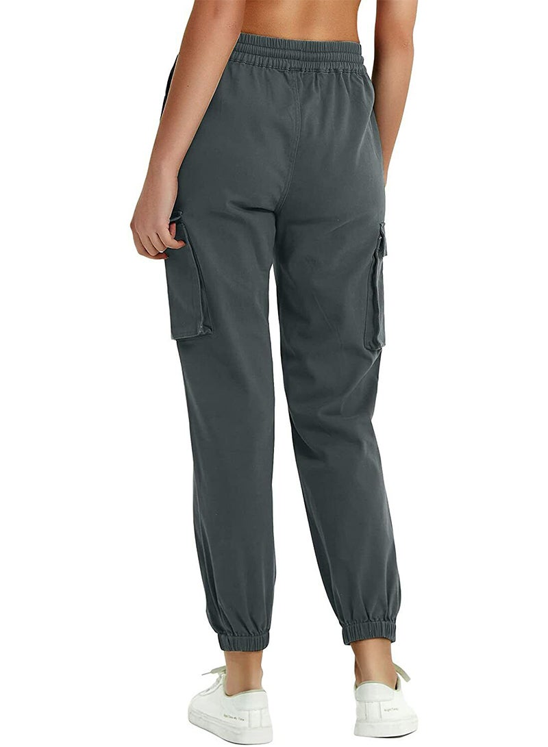 Sharpdo Cargo Pants for Women Utility Pants Casual Hiking Trousers Chino Twill Pants - Image 2