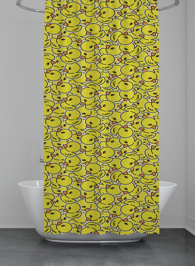 Home Print Waterproof Bathroom Curtain 