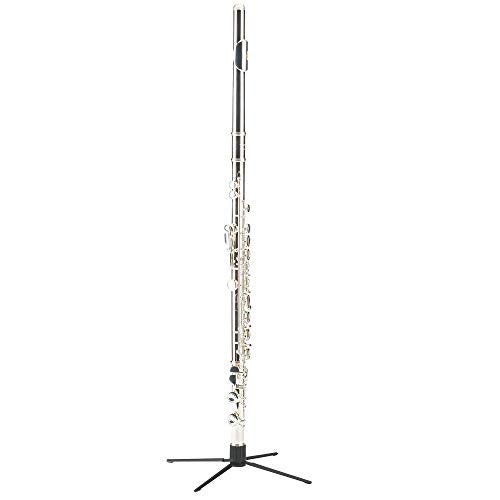 KM K&M - Konig & Meyer 15232.000.55 - Flute 4-Leg Stand - Professional Grade for all Musicians - Lightweight & Compact - Suitable for Bass, Bohm & Cross Flutes - Stable Secure Base - German Made - Black - Image 4