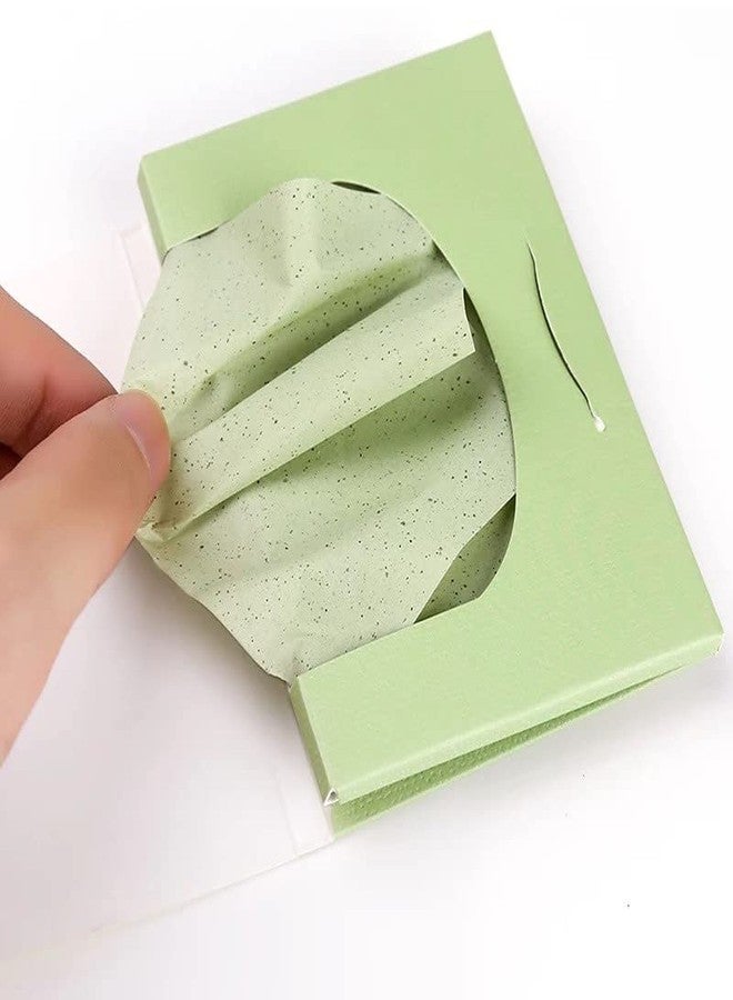 Sileni 100 counts Oil Blotting Sheet, Oil Control Film, Blotting Paper for Oily Skin Care, Green Tea Oil Absorbing Tissues Paper, Large 10cmx7cm (1) - Image 2