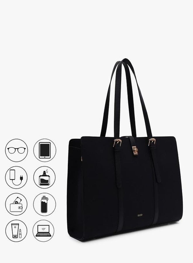 Kazo Éline Laptop Bag | Black - Image 3