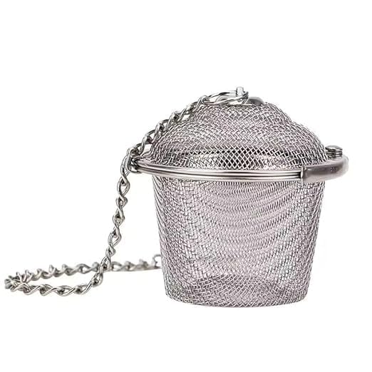 Brunchy Tea Infuser Stainless Steel Mesh Ball - Rust-Free Stainless Steel Tea Infuser and Green Tea Maker with Filter - Ideal for Herbal & Coffee Brewing - Durable and Easy to Clean (1) - Image 1