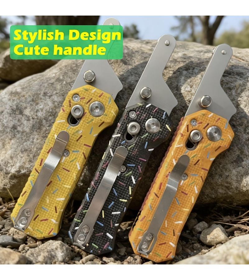 1 Multi Functional Folding Utility Knife Handle Only Pure Green No Blade Included Unique Color Combination Back Clip Design Easy Portability Suitable For Various Daily Handcraft Tasks - Image 4