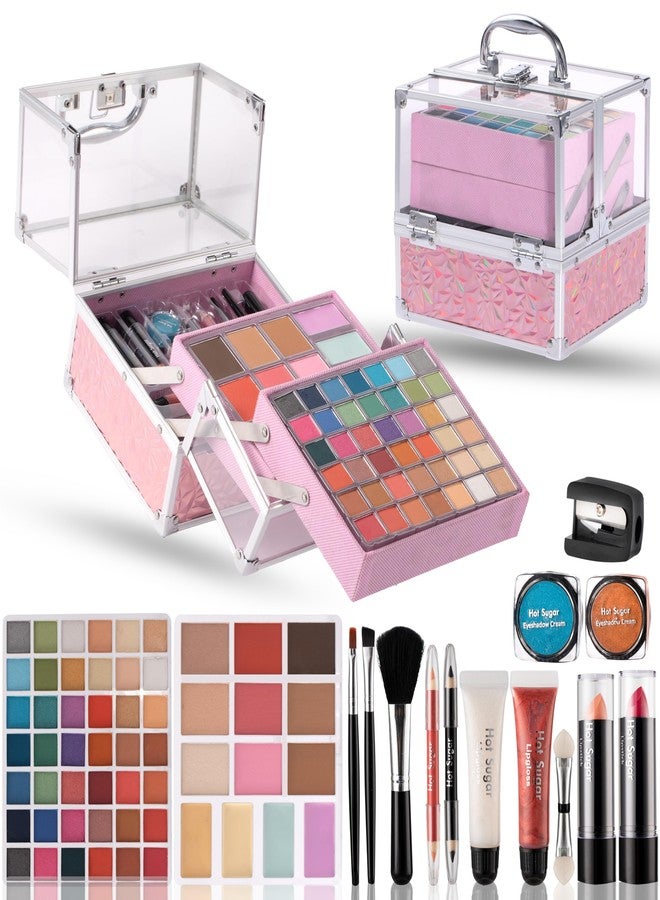 Hot Sugar Teen Makeup Kit for Girls 13-15, Kids Makeup Kit, Makeup Gift Set for Birthday Parties Makeovers & Christmas (PINK) - Image 1