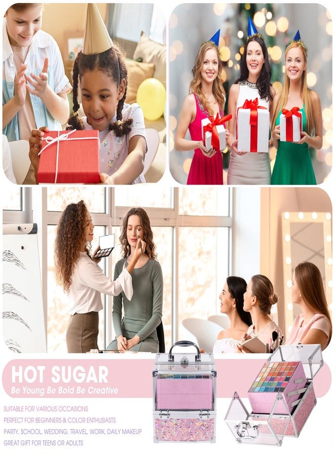 Hot Sugar Teen Makeup Kit for Girls 13-15, Kids Makeup Kit, Makeup Gift Set for Birthday Parties Makeovers & Christmas (PINK) - Image 5