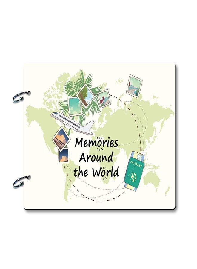 100yellow® Memories Scrapbook Photo Album - Create Lasting Memories| 40 A4 pages | Size : 21 cm x 29.5 cm |Multicolour - Image 1