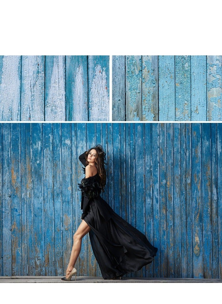 YUFAN 12 Patterns Double Sided Photography Background, 34.4x22.5in Double Sided Photography Background, 2 in 1 Black White Wood Marble Texture Pattern Waterproof Paper Tabletop Backdrop Food Jewelry Cosmetics Makeup Professional Photo Shoot (6-Piece) - Image 3