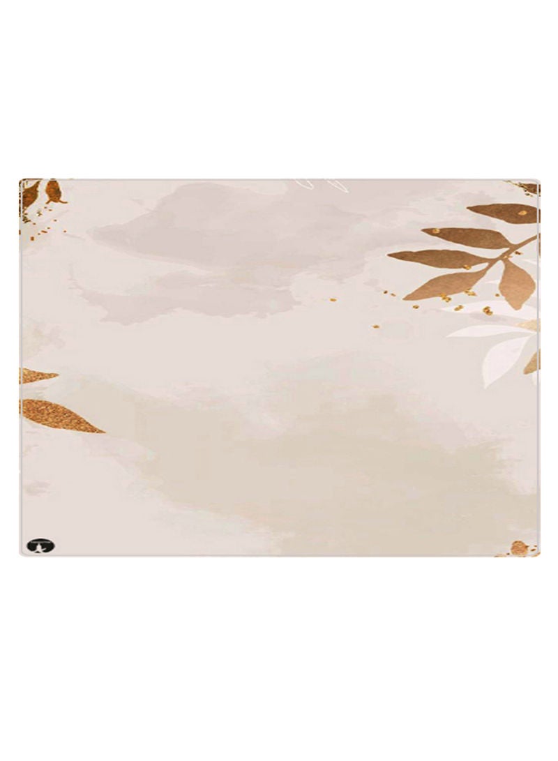 RKN Printed Anti-Slip Gaming Mouse Pad Beige/Brown 